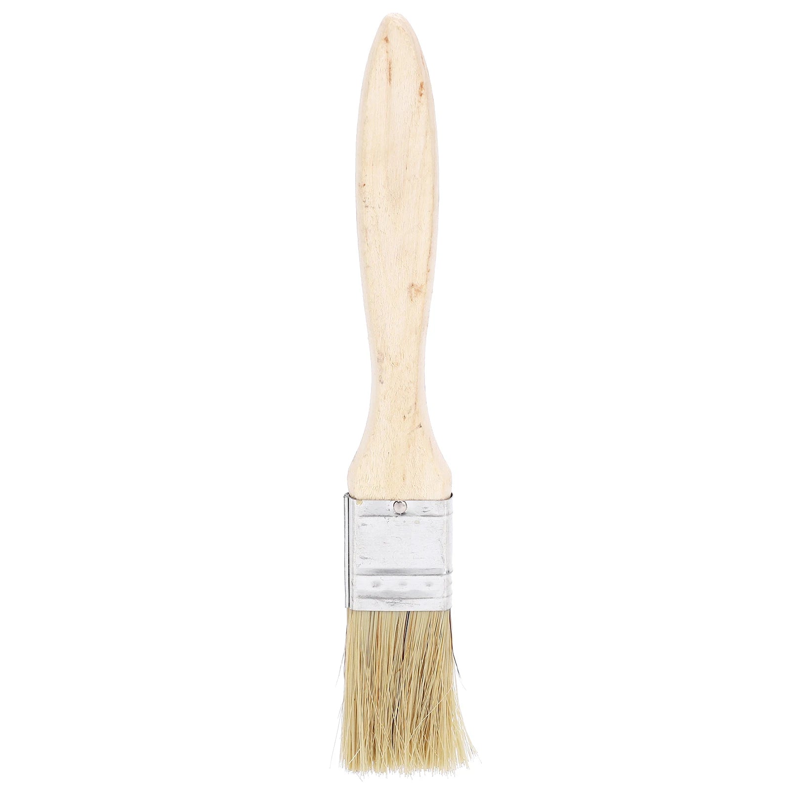20Pcs Flat Paint Brush Set 25mm Artificial Fur Wooden Handle Multi Purpose Brushes for Painting Cleaning Wood Handle Brushes