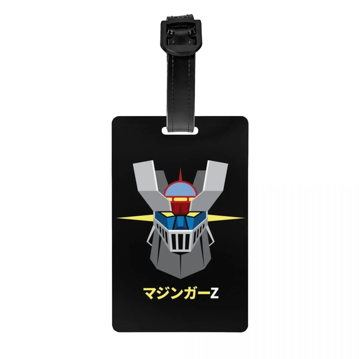 Custom Grendizer Anime Luggage Tag Privacy Protection UFO Robot Goldorak Baggage Tags Travel Bag Labels Suitcase
