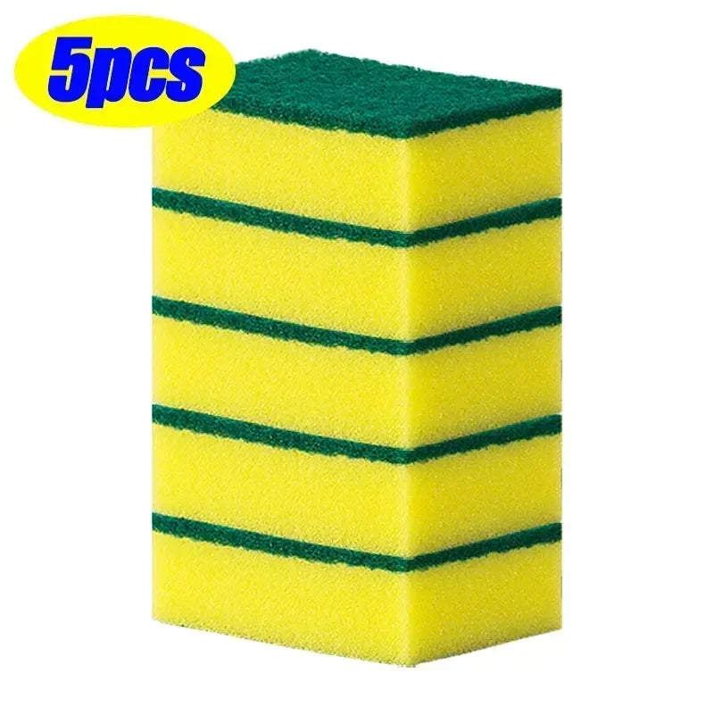 5-50pcs Magic Cleaning Sponges Double-sided Reusable Kitchen Sponge Wipes Pan Pot Dishwashing Scouring Pads Brush Clean Tools