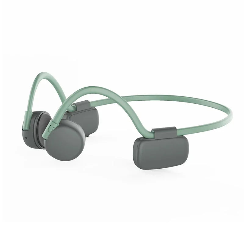 BH528 Wireless Bluetooth 5.0 Bone Conduction Earphones Outdoor Sports Waterproof Long Standby Time Headphones With Microphone