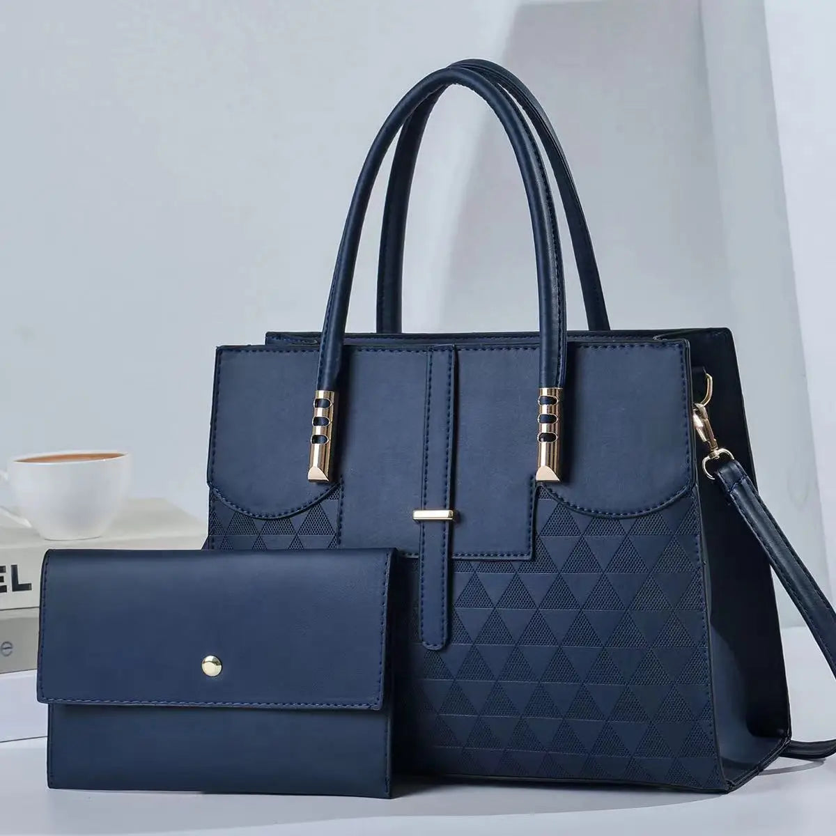 New Women's bag handbags for women femme Shoulder bag Women's Lychee pattern PU Portable bucket bag ladies messenger bag