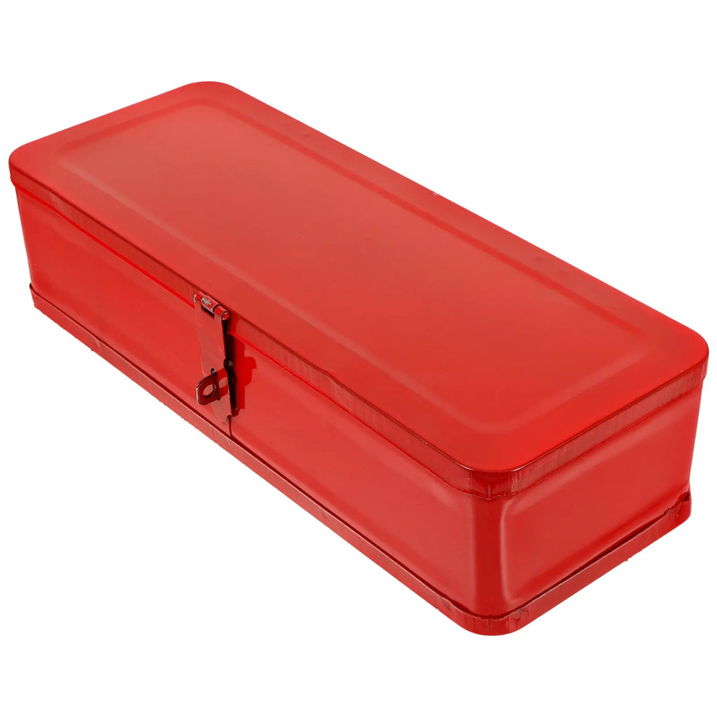 Stylish Thickened Iron Tool Box Large Capacity Portable Metal Toolbox for Mechanics Workshop Car Tool Storage Organizer