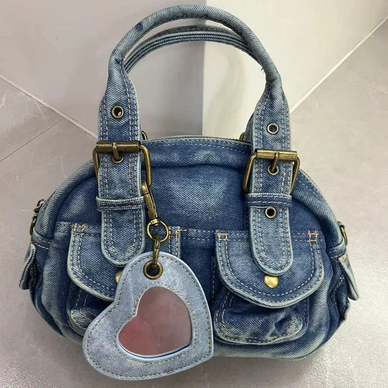 Denim Crossbody Bags for Women Shoulder Bags Hand-held Retro Purse and Handbags Luxury Bags Designers Bag Сумка Женская Bolsa