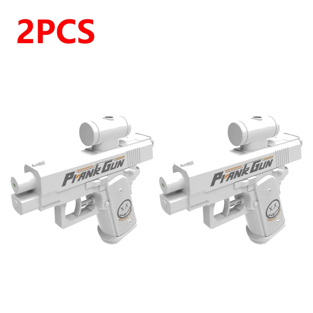 5-1PC Handheld Water Prank Gun Two-Way Spray Trick Reverse Water Gun Summer Outdoor Pool Watergun Toys Pistola de agua de broma