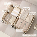 Clothing Storage Bag Travel Supplies Sub Packaging Bag Multifunctional Luggage Sorting Bag 7-piece Set Folding Storage Bag