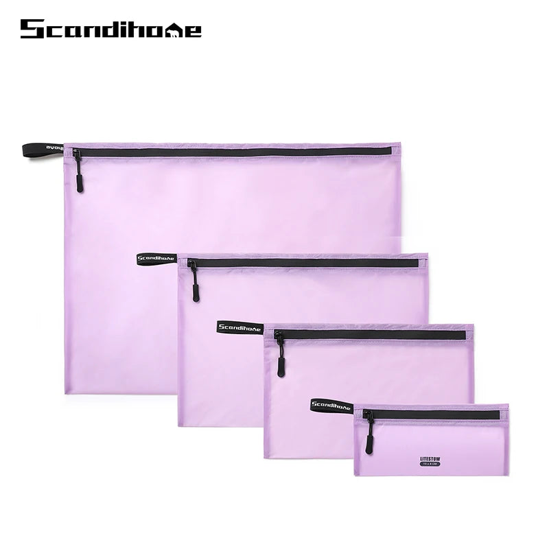 Waterproof Travel Storage Bags Set Lightweight Nylon Packing Cubes Pouch Luggage Organizer Clothes Toiletry Makeup Bag