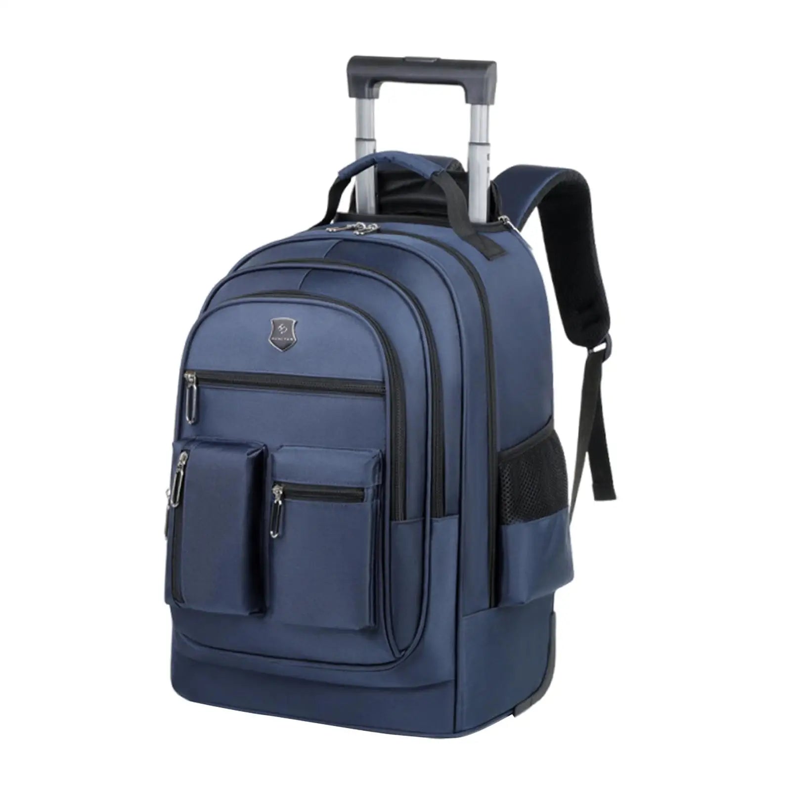 Travel Backpack with Wheels Lightweight Trolley Business Cabin Bag Rolling Laptop Briefcase for Women Men Business Travel Adults
