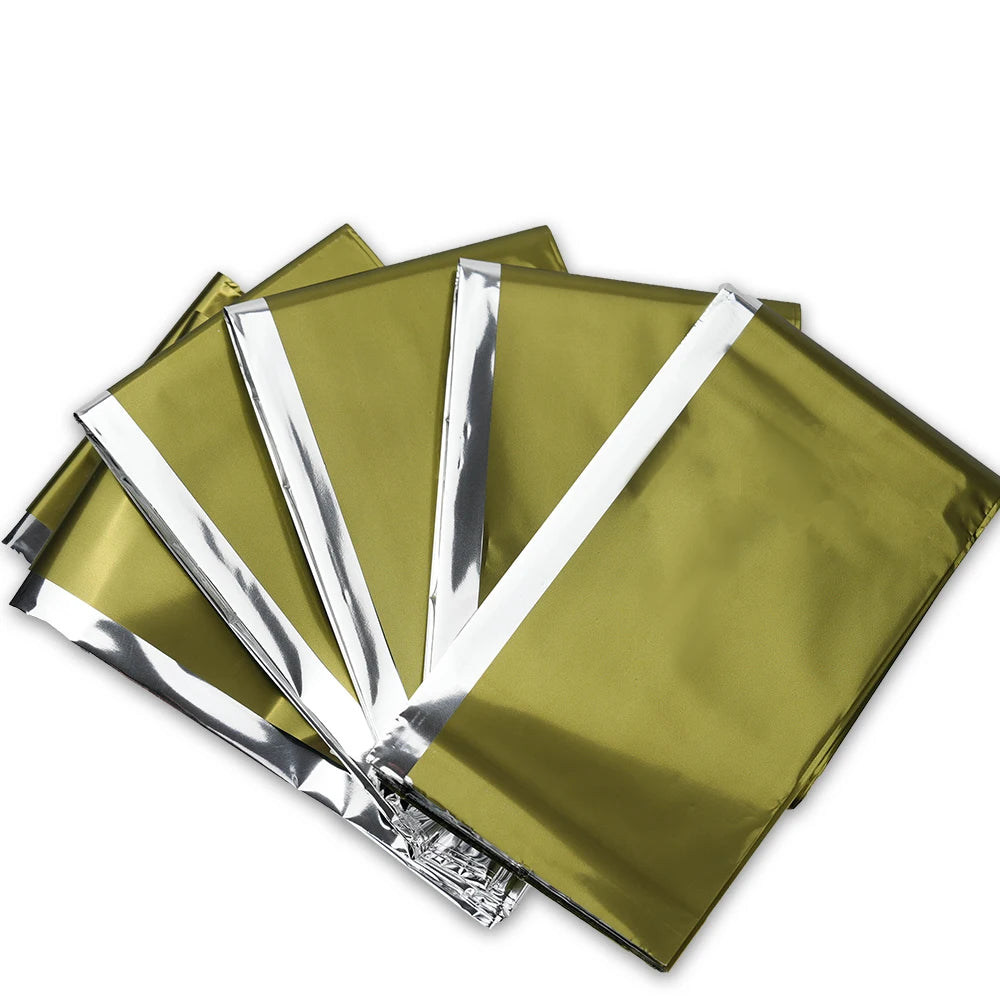 RHINO RESCUE Survival Emergency Blanket | Reflective Thermal Gear for Trauma, Hiking & Disaster Prep | Compact & Waterproof