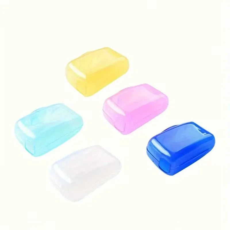 5pcs Portable Toothbrush Cases – Durable Travel Storage, Easy Clean, Unscented, Personal Hygiene