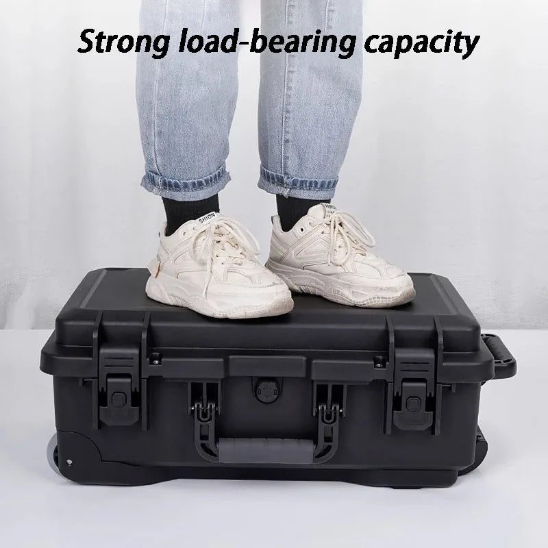 Pull Rod Photography Camera Protective Case Waterproof Equipment Safety Storage Box Portable Hardware Tool Organizer Boxes
