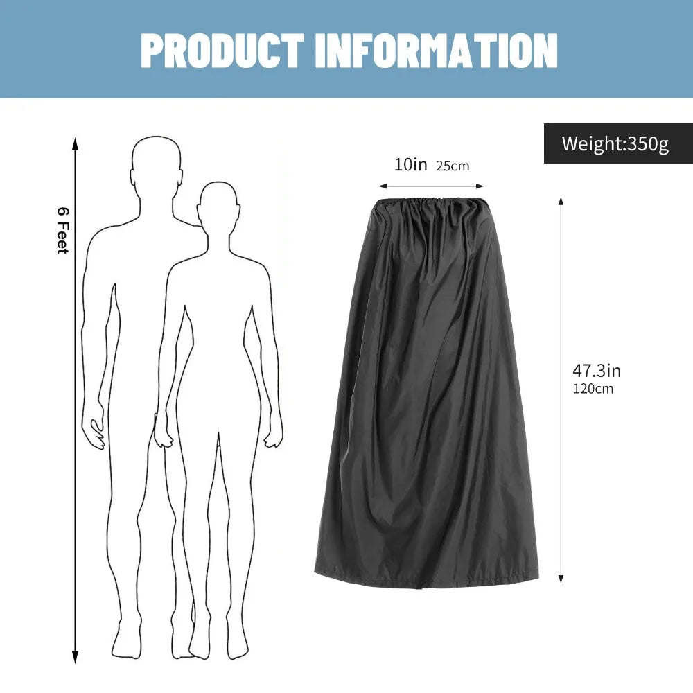 125cm Clothing Changing Cover Black Waterproof Changing Room Wear-resistant Privacy Protection Simple Beach Changing Cover Tent