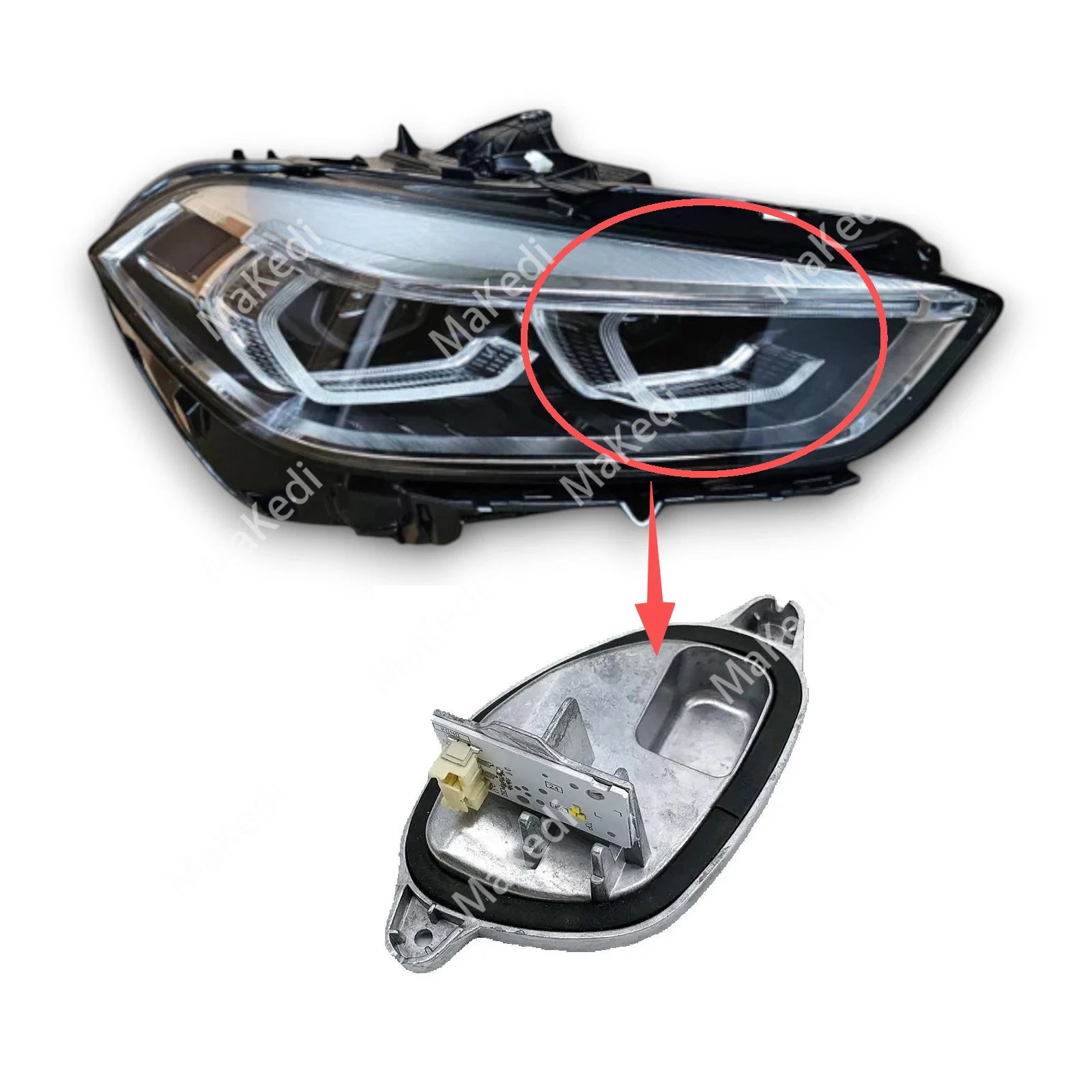 LED Headllight DRL Module 63119448116 For 2019 2020 2023 BMW 1 Series F40 118i 120dX F44 228IX M235IX 9448116 S552A B105161-C