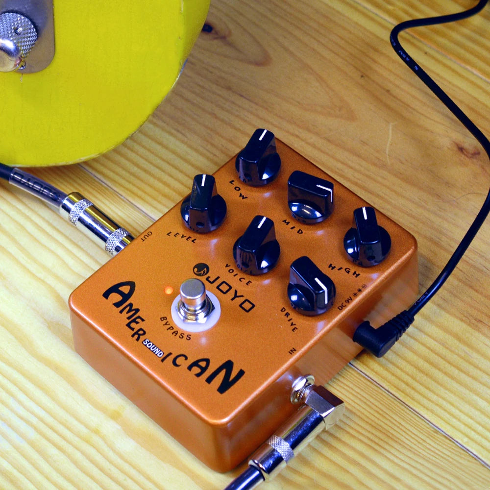 JOYO-JF-14 AMERICAN SOUND Electric Guitar Pedal Effects, Simulation 57 Deluxe Amplifier Pedals, True Bypass
