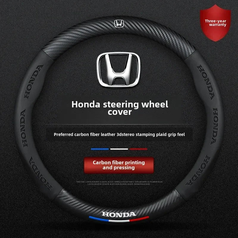 Honda Accord Car Steering Wheel Cover Special GK5 GE5 GD5 Model Car Handle Cover For 04-21 Years Shinshin Sauce 20