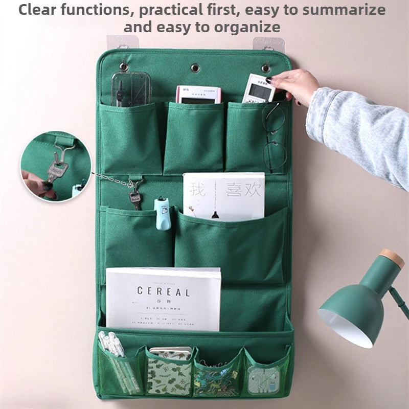 Fabric Wall Hanging  Storage Bag Mobile Phone Storage Bedside Wall Wall Hanging Bag Wardrobe Door Hanging-Bag