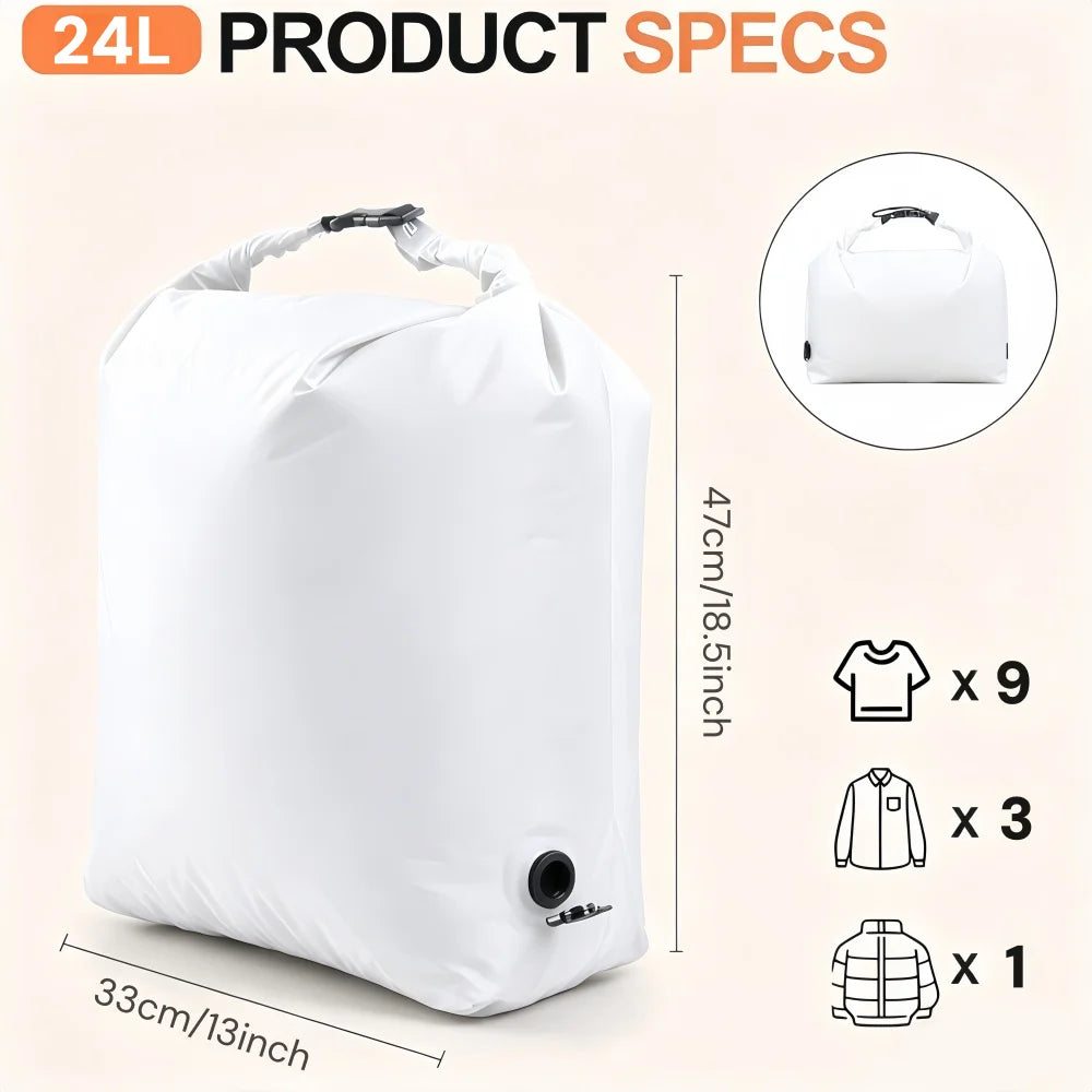 Travel Vacuum Compression Bag Portable Large Capacity Storage Bags Luggage Clothes Packing Cubes Bag Dustproof Trip Travel Bags