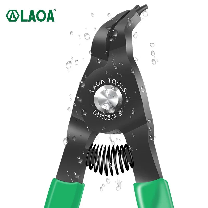LAOA 3 inch Circlip pliers Mini Right Angled Beak Portable Multifunctional Snap Ring Circlip Pliers Made in Taiwan
