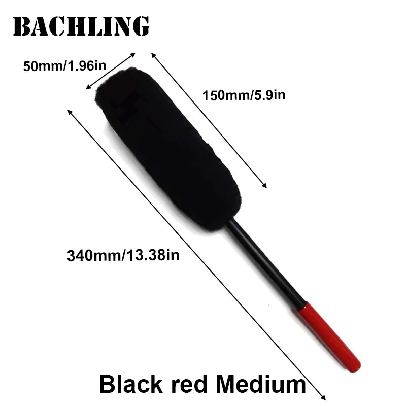 Auto Wheel Detailing Brush Bendable Wheel Woolies Three sizesCar Cleaning Tools for Rim Tire Cleaning Automobile Wheel Brushes