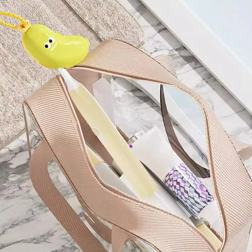 Plastic Toothbrush Head Protective Cover Brush Protect Banana Shape Toothbrush Case Cap Portable 2in1