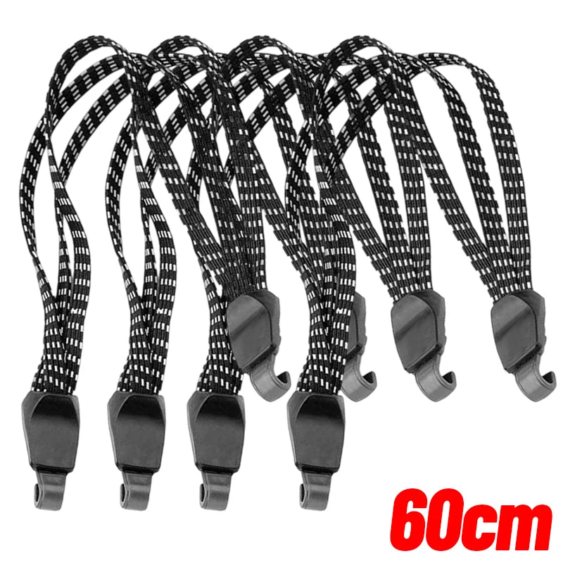 Bicycle Luggage Rope Elastic Carrier Rack Straps Elastic Rubber Belt Buckle Rope Belt with Hook Mountain Bike Bag Accessories