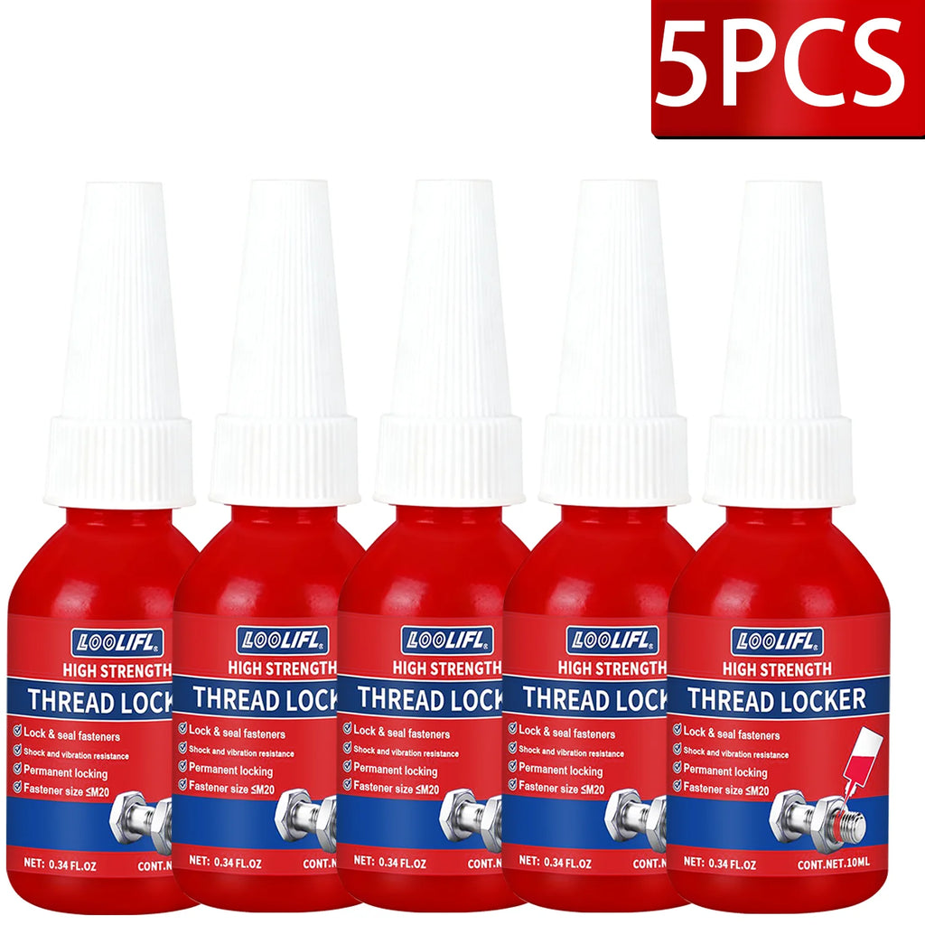50ML 243 Blue Medium Strength Threadlockers,Universal Thread Adhesives,For All Metal Threaded Components,Removable Waterproof