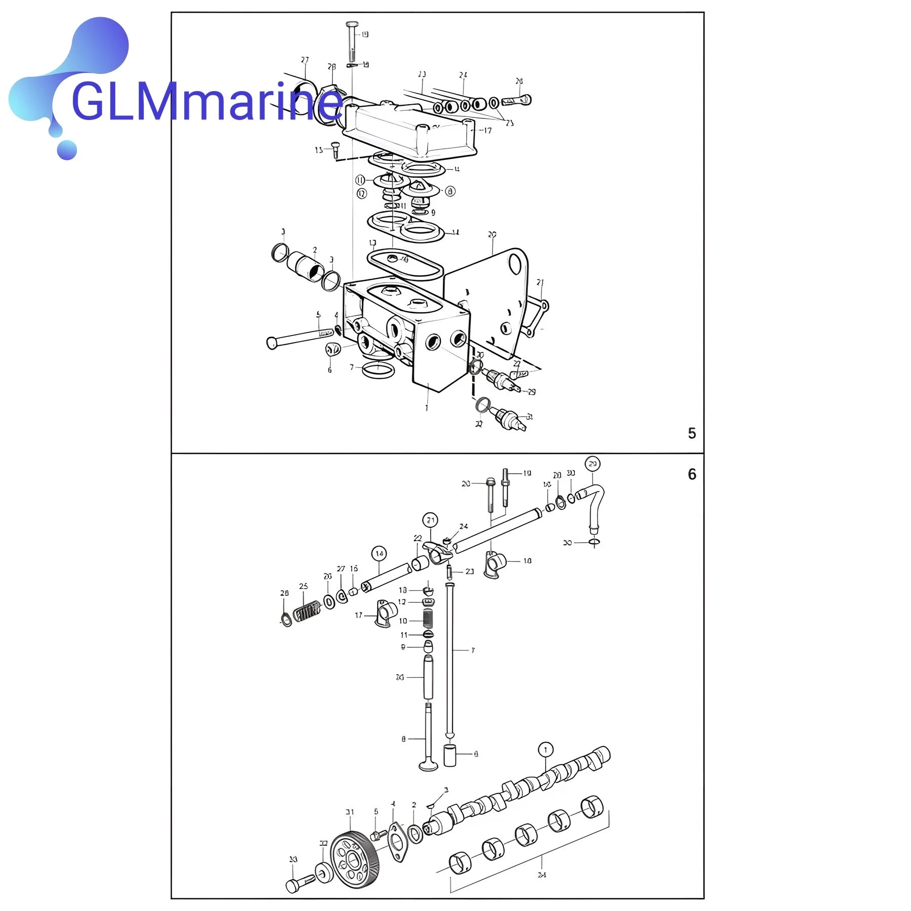 3583786 Boat Diesel Engine Head Gasket Kit for Volvo Penta D AD TMD TAMD KAD KAMD 41 42 43 Models Motors 876530 21501189
