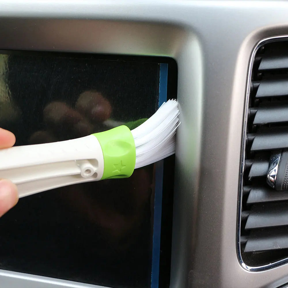 Auto Car Brush Cleaning Tool Auto Air Conditioner Vent Blinds Cleaner Interior Cleaning Keyboard Blind Brush Car Accessories