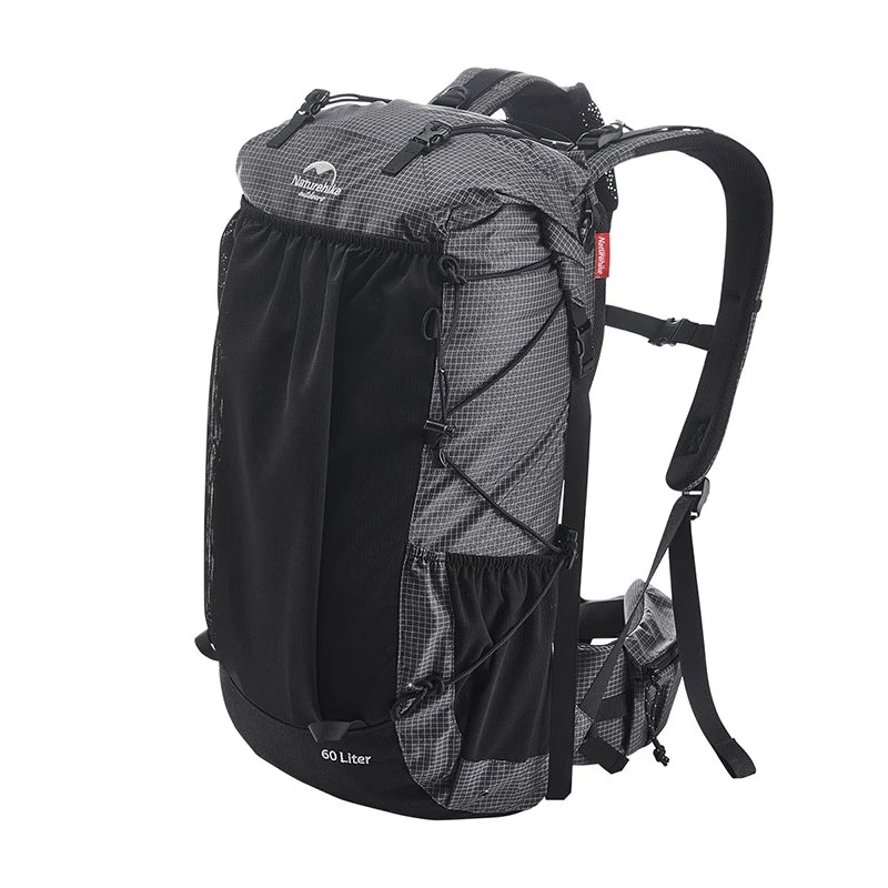 Naturehike Rock 1.0 Outdoor Bags 60L Travel Backpacks Large Capacity 60+5L Hiking Packs Aluminum Frame Hiking Bag