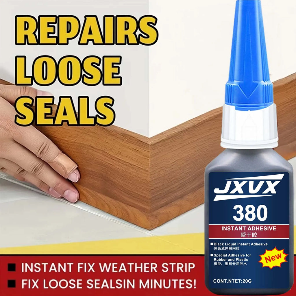 JXVX Repairing Sealant on Weatherstripping, Neutral Silicone Structural Adhesive, Weatherproof for Wall Door Window Crack Repair