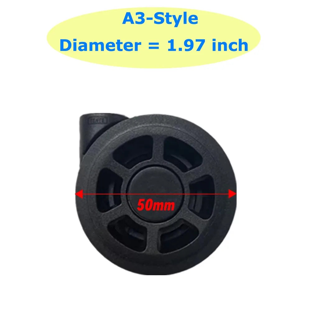 Diameter 1.97 INCH/5MM Wheels for rimowa luggage wheel replacement rimowa suitcase wheels replacement for Rimowa Suitcase Repair