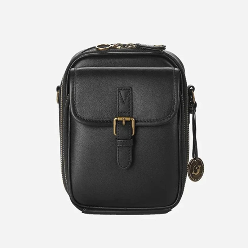 Women's Fashionable Retro Crossbody Bag Large Capacity Shoulder Bag Multi Functional Mobile Zero Wallet