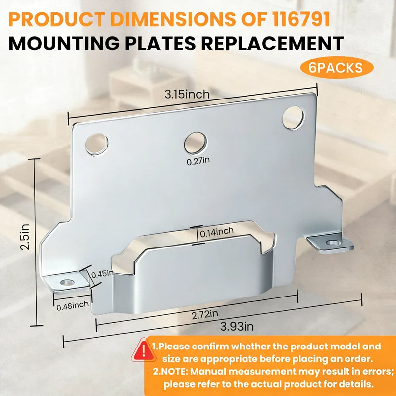 6PCS Campervan Bed Monunting Bracket RV Motorhome Bed Accessories 116791 For Ikea Malm Skorva Trysil Hemnes Malm Brimnes