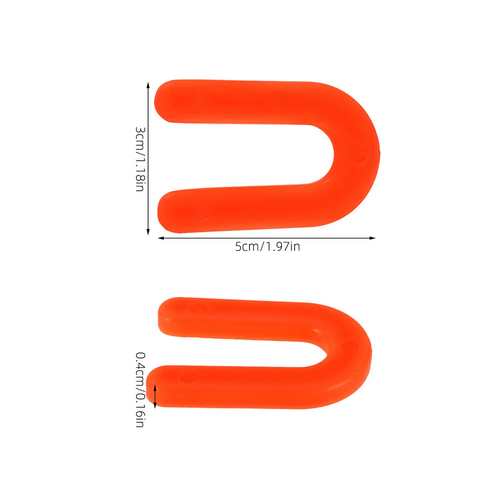 100Pcs U Shaped Tile Spacers Vibrant Colors for Stable and Quick Installation Tile Spacers Plastic Wedges Tiling Tools,