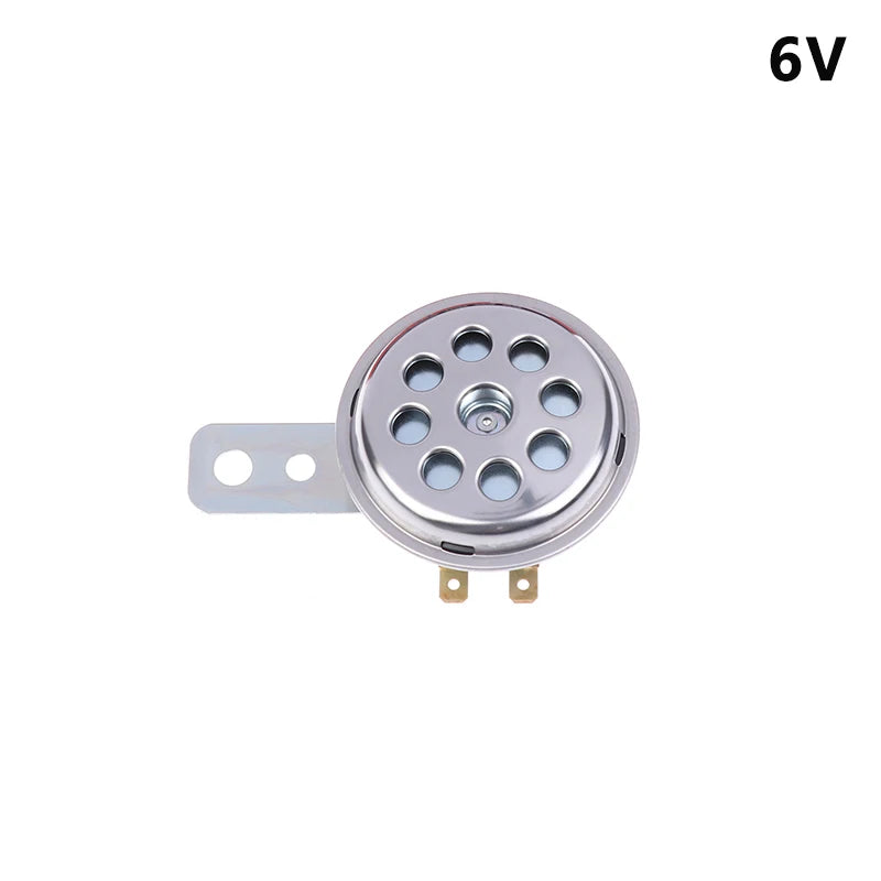 (.) 1 Piece Universal Waterproof Electric Horn LVEE DL70 Series 6V/12V Motorcycle Horn 105db Moto Bike Motor Scooter Loud Sound
