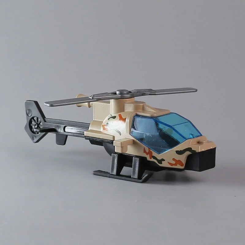 MINI Alloy Helicopter Model Toys Simulation Military Armed Tank Helicopter Armored Vehicle Car Truck Decorations Birthday Gifts
