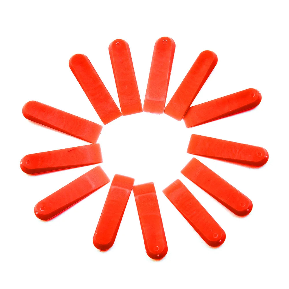 100pcs Tile Spacers Kit Plastic Tile Leveling System Kit Reusable Laying Level Wedges Red Leveler Wall Flooring Tiling Tools