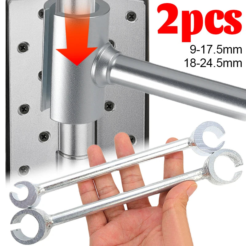 Double Head Hinge Gaps Adjusting Wrench Door Hinge Repair Spanner Labor-Saving Wrenches for Home Hinge Gaps Repair Hand Tools