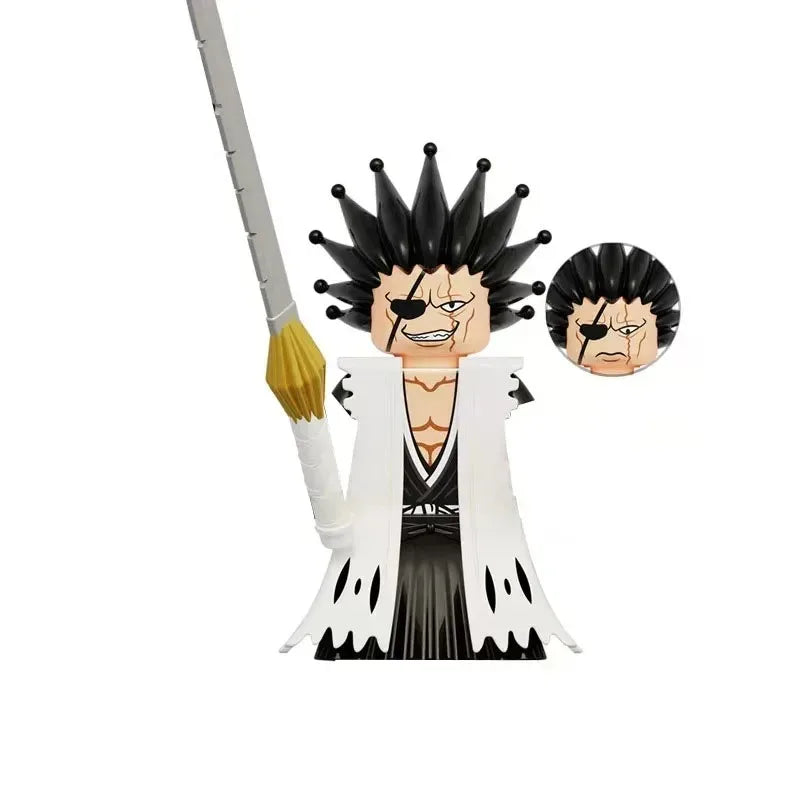 Blind Box KDL816 KDL824 Building Blocks Mini Model Figures Anime Bleach Kurosaki Ichigo Kuchiki Rukia Cartoon Christmas Gift Toy
