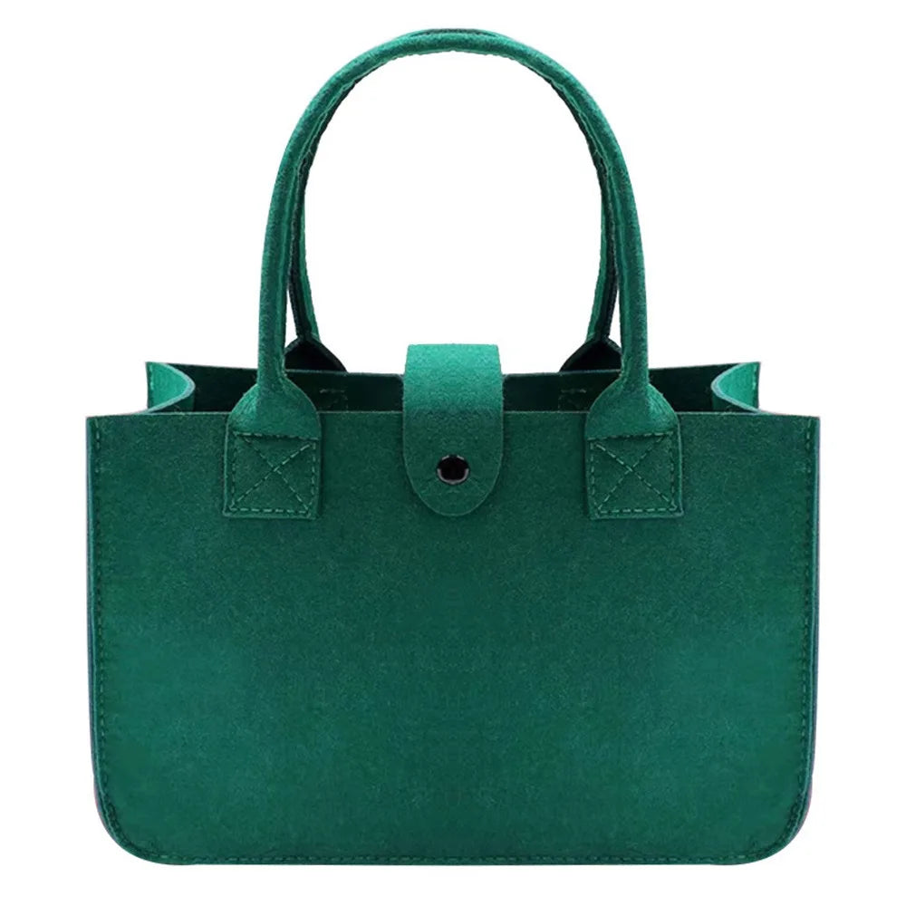 New Felt Felt Shoulder Bag Toy Sundries Large Capacity Messenger Bag Storage Organizer Crossbody Handbag Women