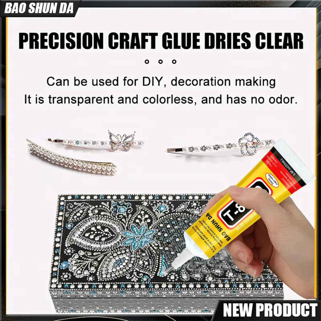 T8000 Clear Glue, Phone Repair, Craft Jewelry, Fiber, Electronic Component, Contact Adhesive, T-8000 Sealant, Clear Phone Adhesi