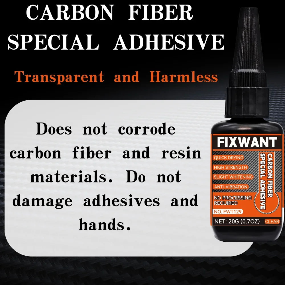 Professional Carbon Fiber Adhesive for Badminton Racket Repair and Phone Case Fixing
