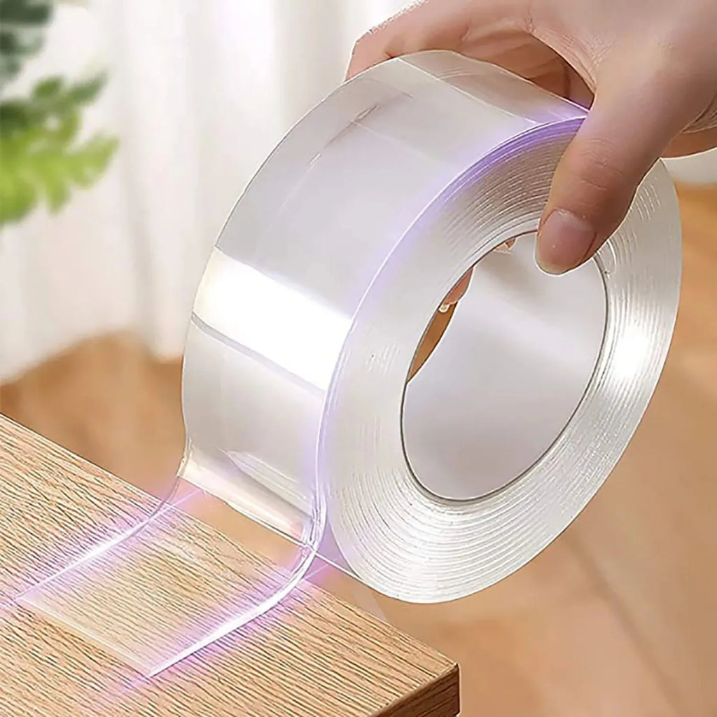 1-10M Double Contact Nano Tape Powerful Extra Strong Sided Adhesive for Kitchen and Bathroom Waterproof and Cleanable Tool