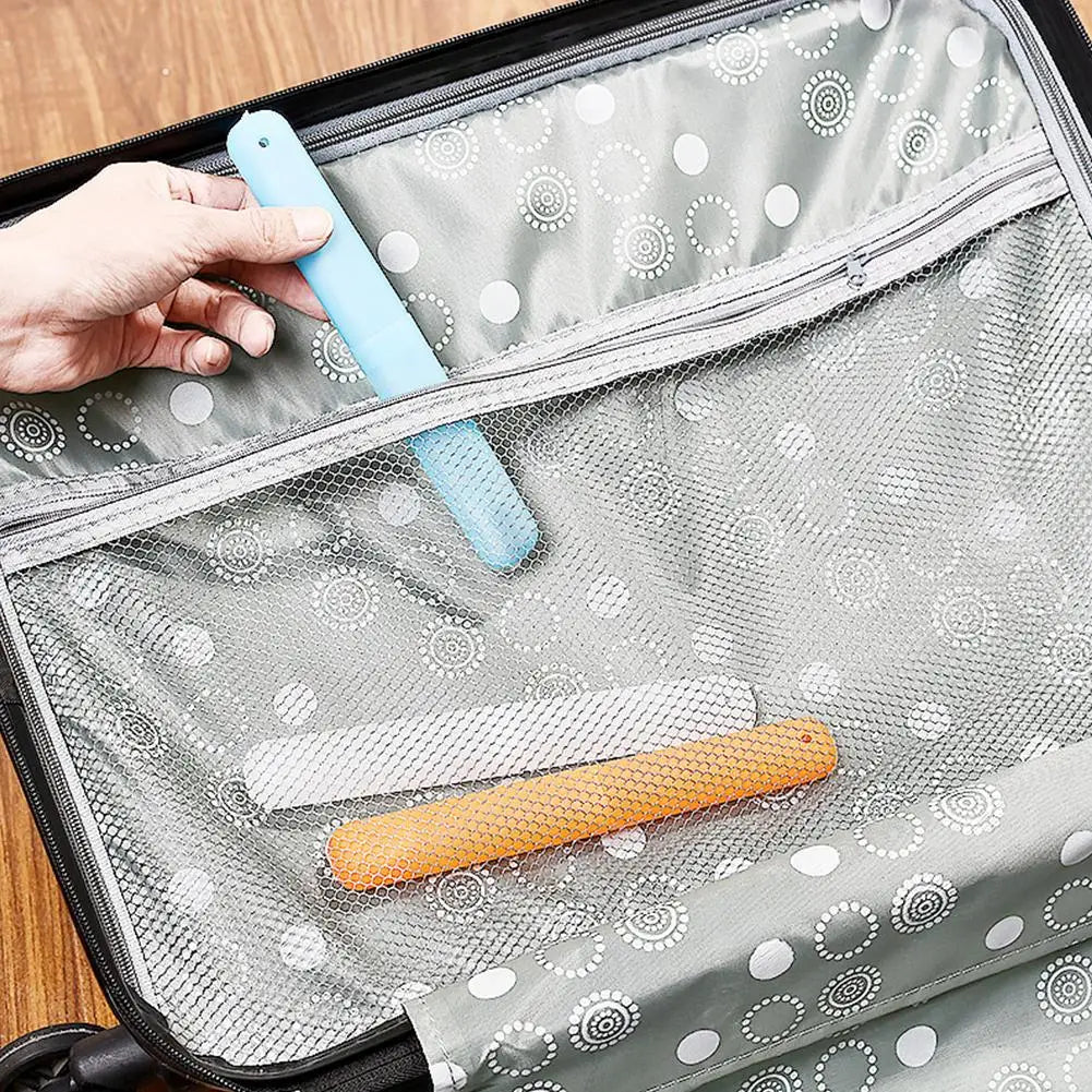 Portable Travel Hiking Camping Toothbrush Holder Case Box Tube Cover Toothbrush Protect Holder Case 3 Color