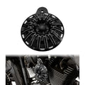 Motorcycle Horn Speaker Cover Black/Chrome Horns Cap For Harley Big Twin 1991-Up Touring Road King Softail Dyna Sportster 07-Up