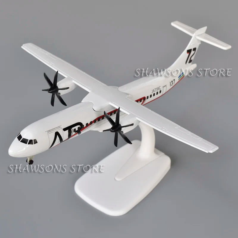 1:140 Diecast Metal Model Plane Toy ATR-72 Original Version Miniature Replica Collectible