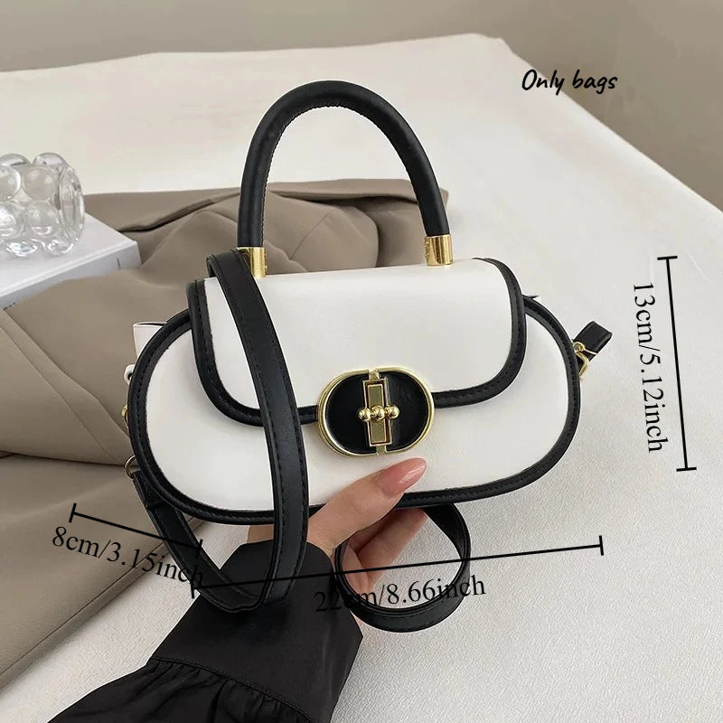 High Quality Niche Design Bag New Fashionable and Versatile Apple Lock Crossbody Bag Stylish Handbag