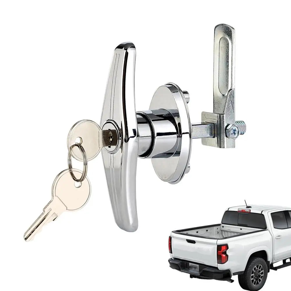 Camper Door Latch Zinc Alloy Heavy Duty Security Rv Door Handle Deadbolt Lock For Motorhome Travel Entry Cargo Interior Exterior