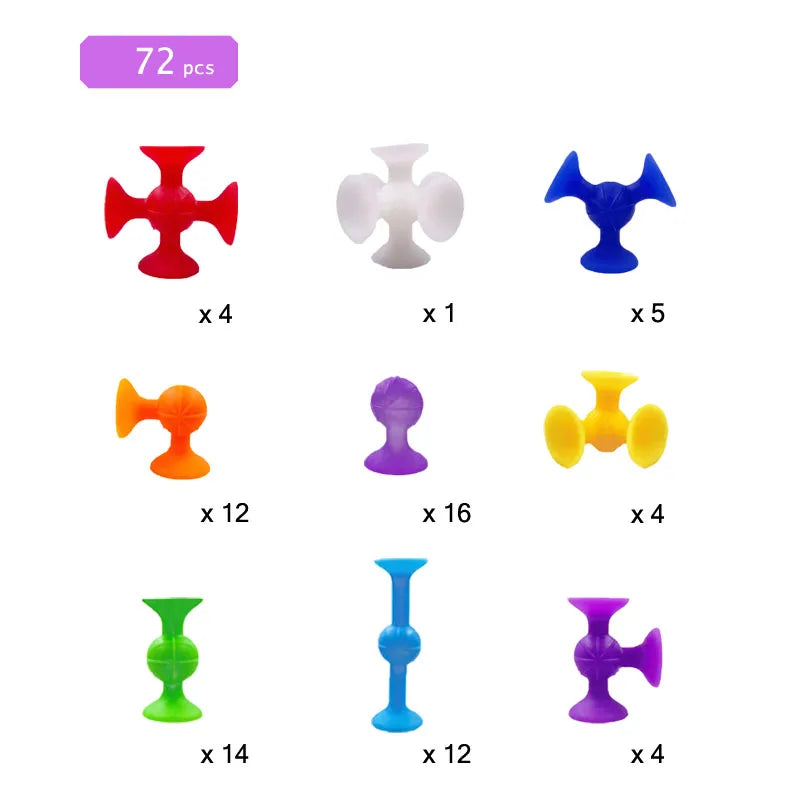Suction Cup Building Blocks Soft Throw Darts Set for Kids A Fun Parent Child Interactive Game Educational Construction Toys