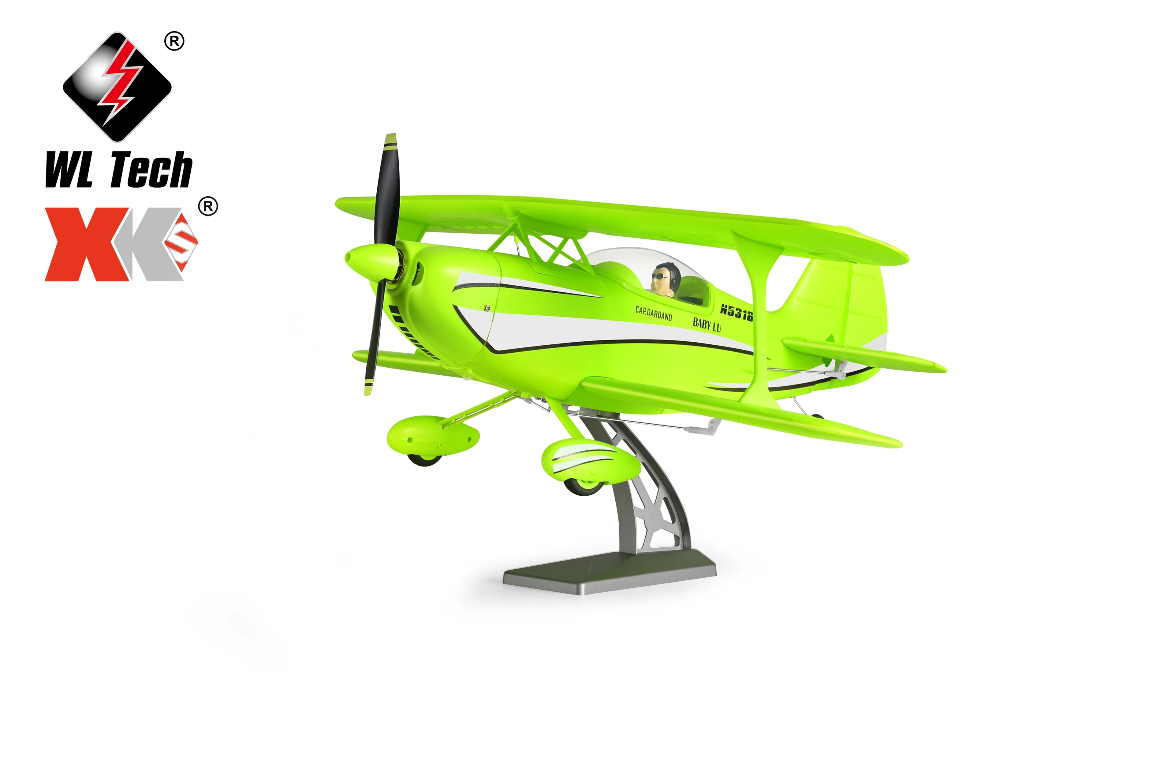 2026 WLtoys Remote-Controlled Aircraft A310 Brushless Motor 3D/6G With Gyroscope Dual Wings  4 Channel Airplane 3D RC Model Toys