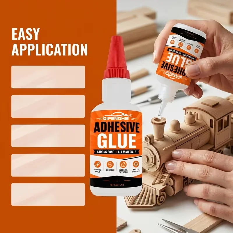 Strong Instant Super Glue 20ml, Multi Material Waterproof Adhesive for Daily Craft & Household Item Repair